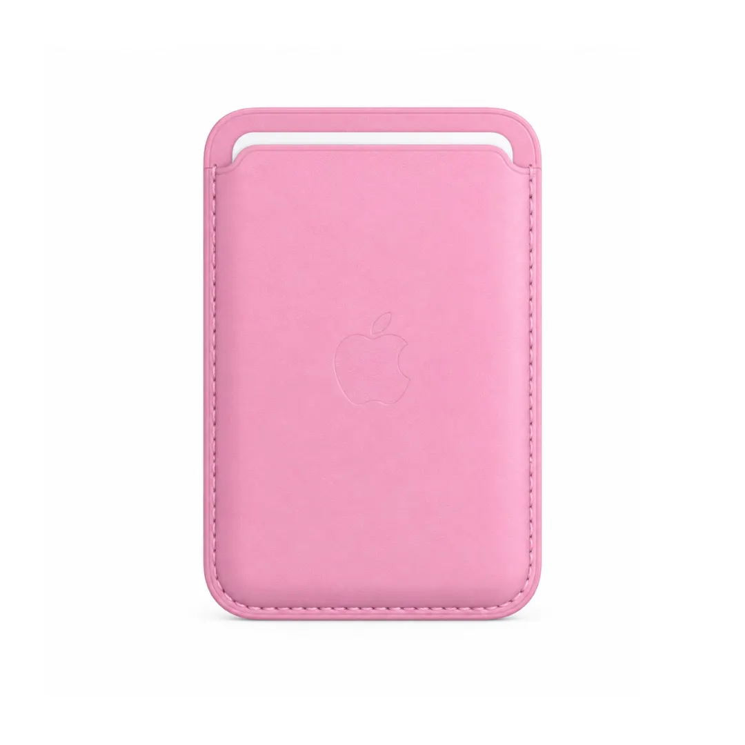 Billetera Rosa Cuero Magsafe