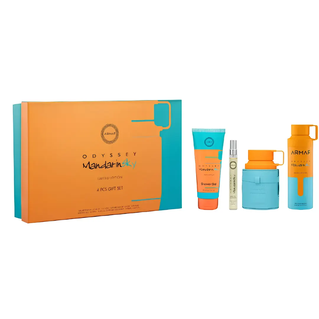 Odyssey Mandarin Sky 4 Piece Gift Set /100ml - Mayoreo
